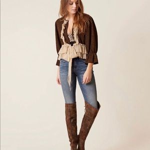 Bolero Ruffle Cardigan